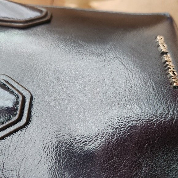 Mercer Extra-Small Patent Crossbody Bag Metallic Teal Blue - Picture 16 of 16